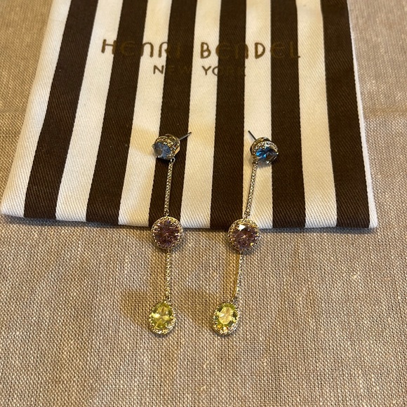 henri bendel Jewelry New Henri Bendel Multi Stone Earrings Poshmark